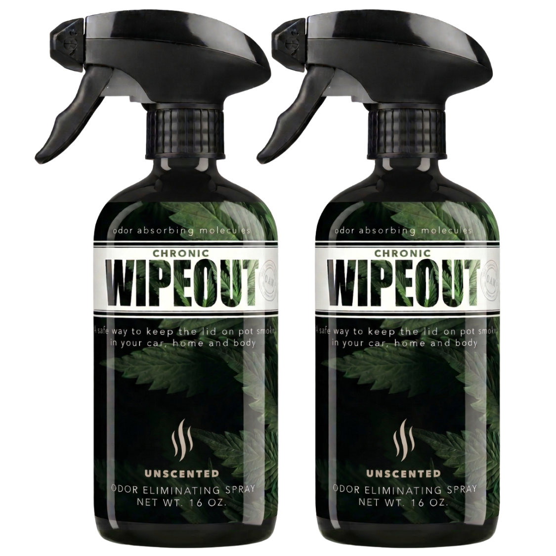 Double Pack 16 oz Sprays | Odor Eliminating Spray Chronic Wipeout