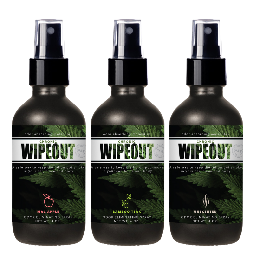 4 oz. On The Go 3 Pack Bundle | Smoke Odor Eliminating Spray Chronic Wipeout