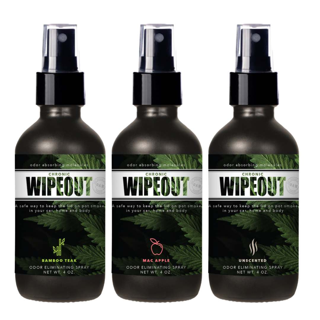 4 oz. On The Go 3 Pack Bundle | Smoke Odor Eliminating Spray Chronic Wipeout