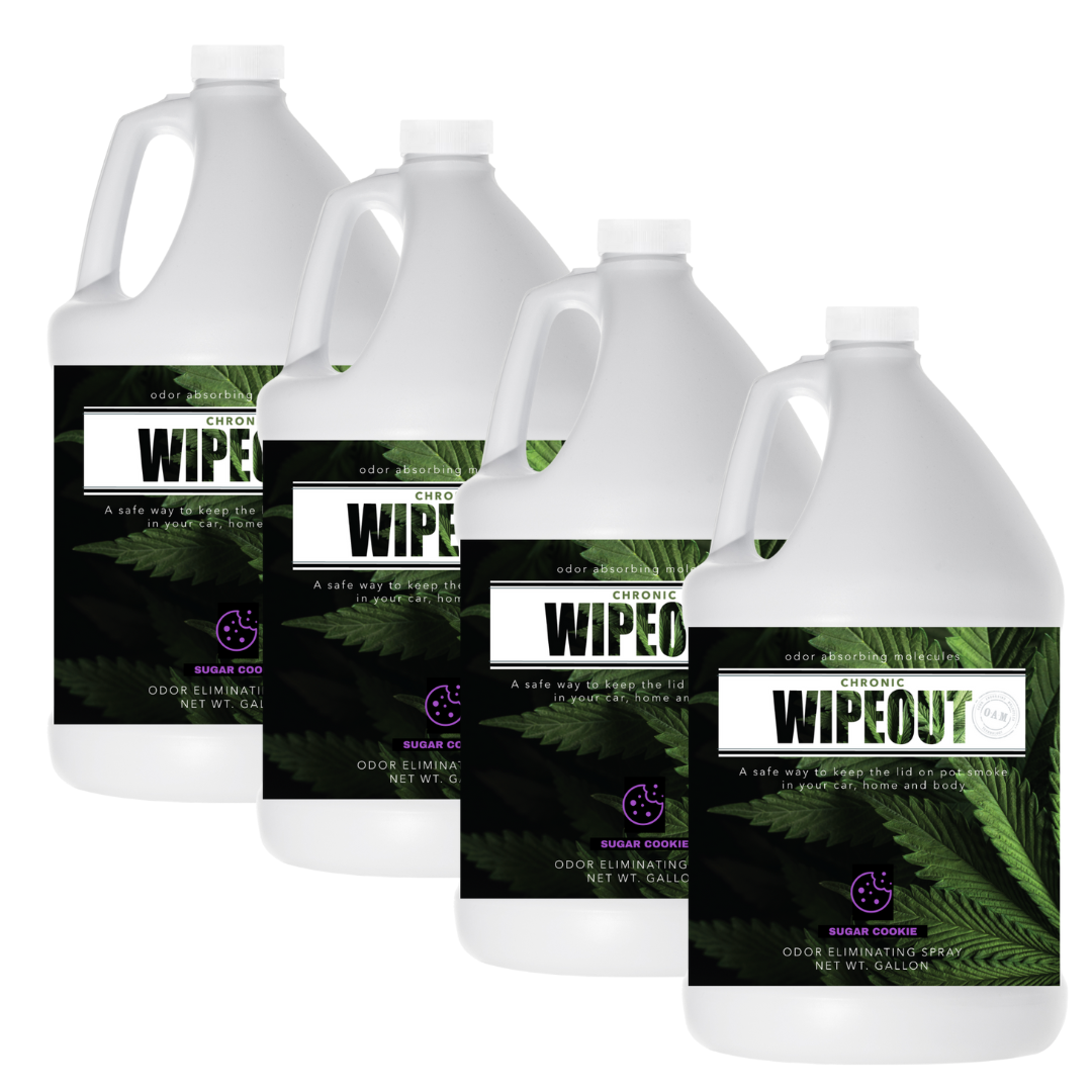 Gallon Refills - Odor Eliminating Spray - 4 Pack Chronic Wipeout