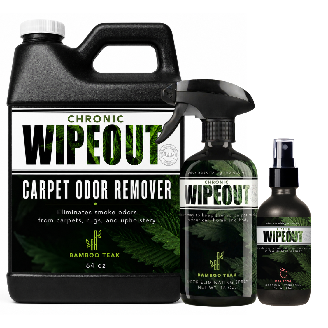 Spray & Carpet Bundle: 16 oz + 4 oz Sprays + Carpet Odor Remover