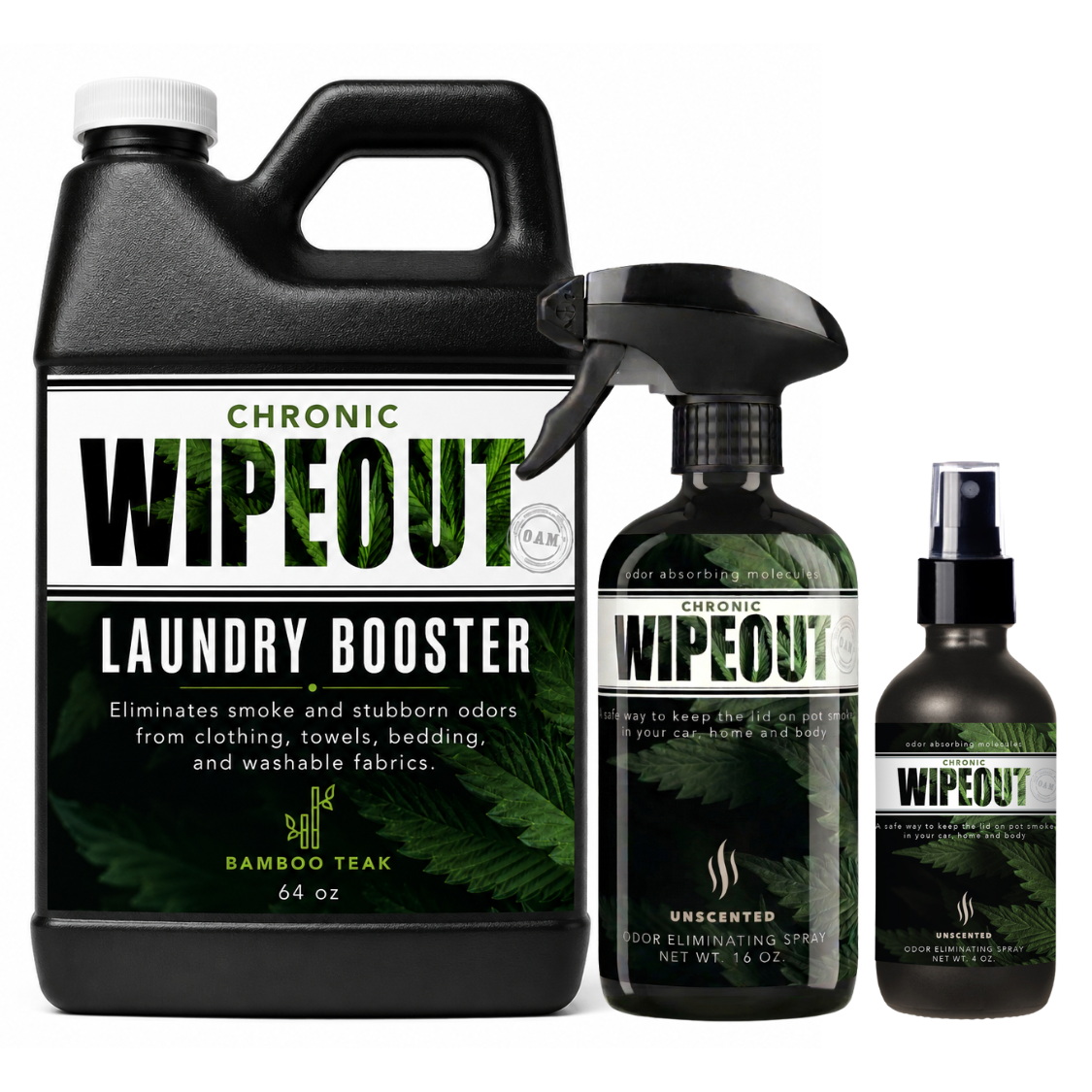 Spray & Wash Bundle: 16 oz + 4 oz Sprays + Laundry Booster