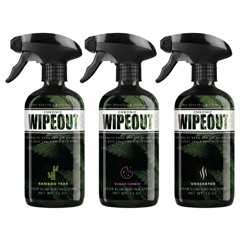 Buy 2 Get 1 FREE - Smoke Odor Eliminating 16 oz Sprays Chronic Wipeout