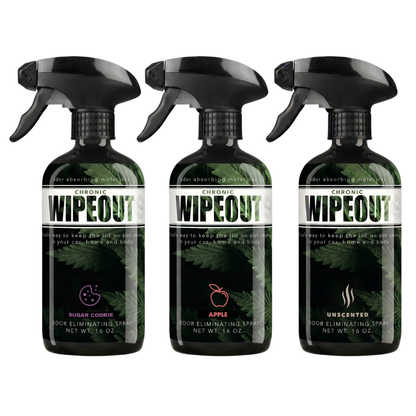 Buy 2 Get 1 FREE - Smoke Odor Eliminating 16 oz Sprays Chronic Wipeout