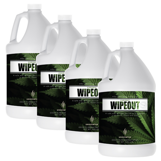 Gallon Refills - Odor Eliminating Spray - 4 Pack Chronic Wipeout