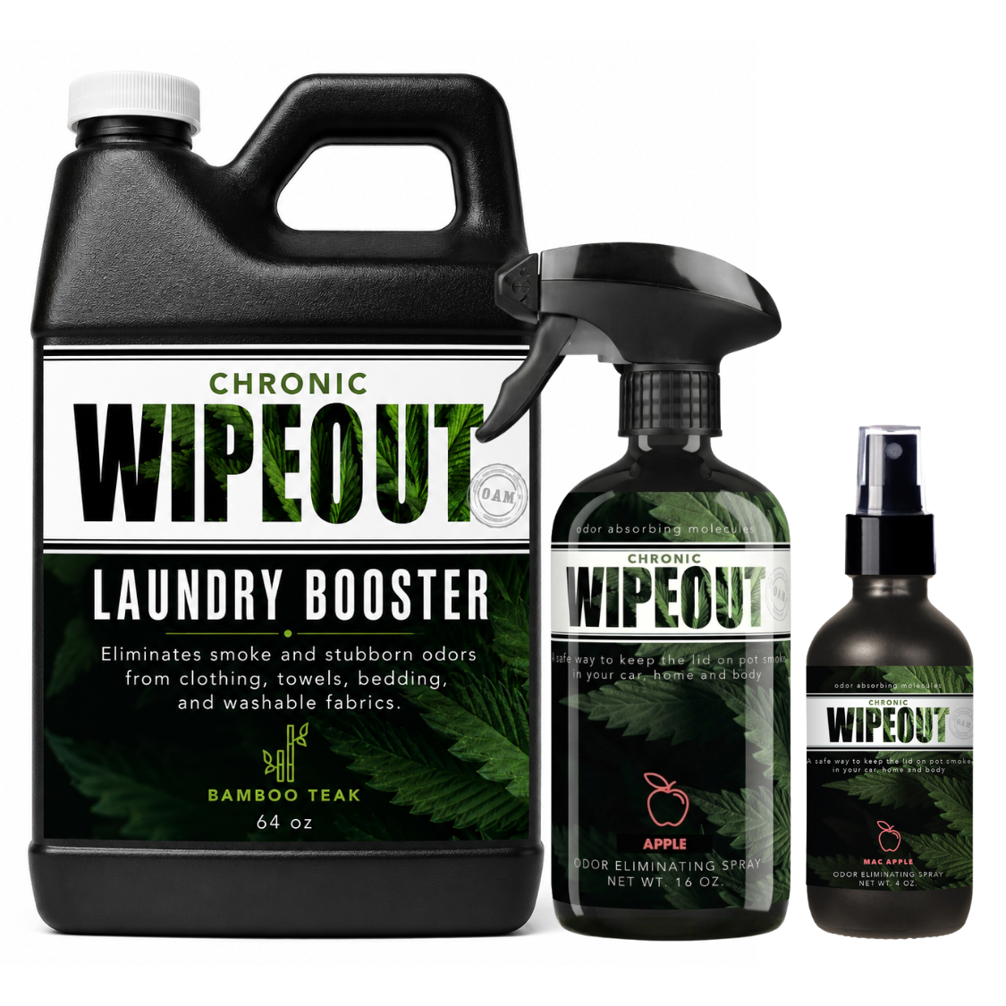 Spray & Wash Bundle: 16 oz + 4 oz Sprays + Laundry Booster