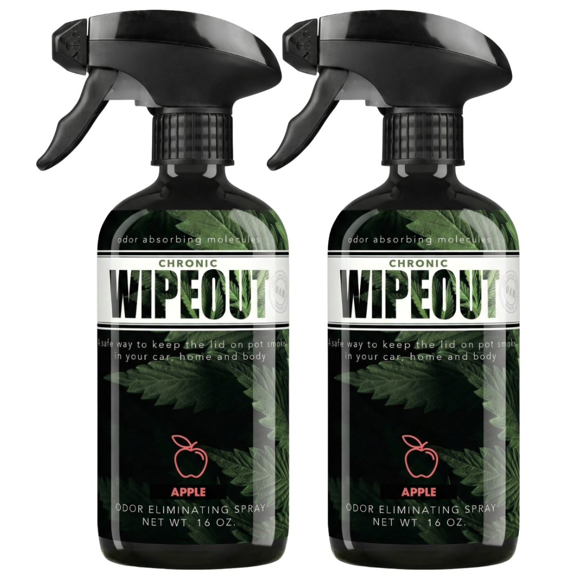 Double Pack 16 oz Sprays | Odor Eliminating Spray Chronic Wipeout