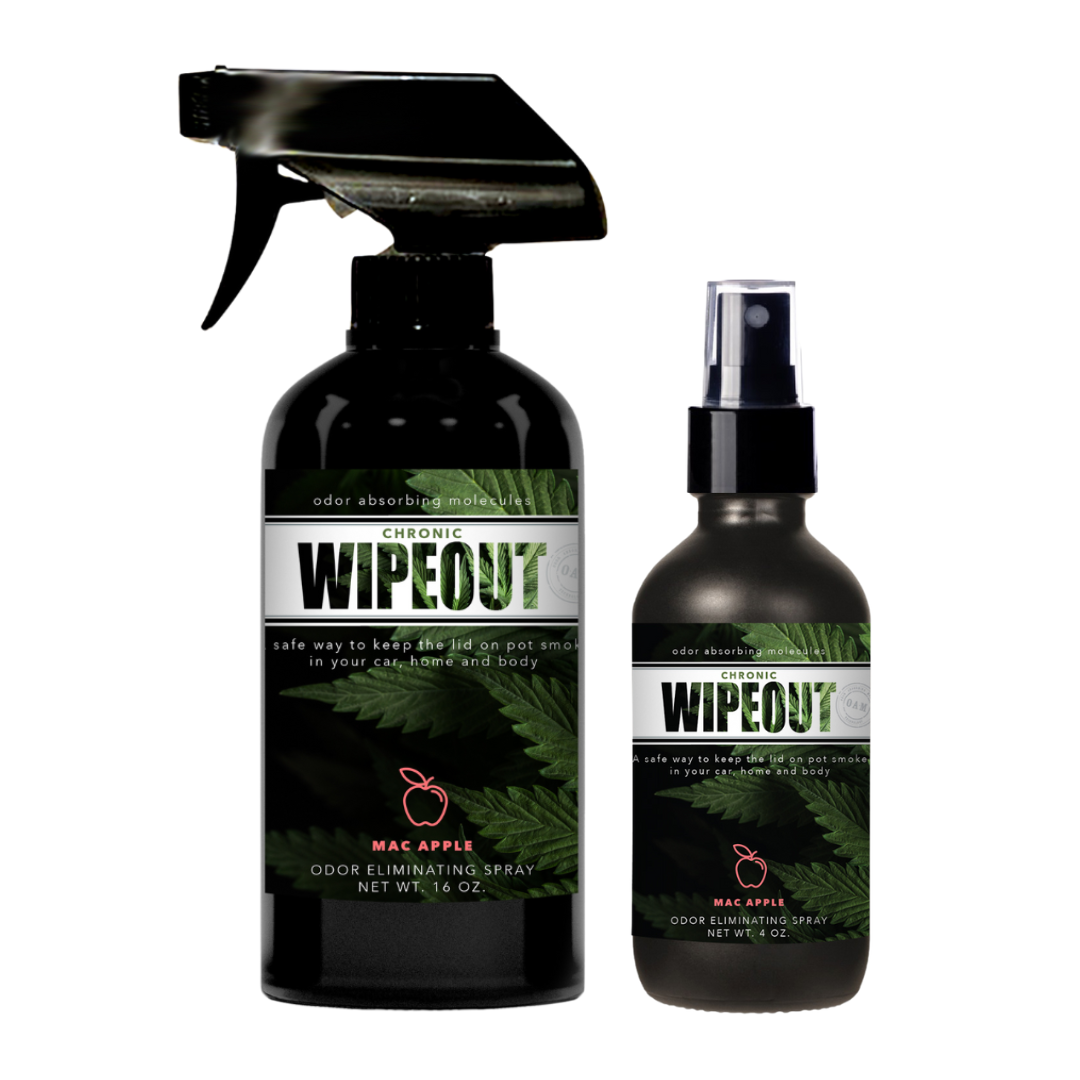 Twin Pack 16 oz and 4 oz Bundle | Smoke Odor Eliminating Spray Chronic Wipeout