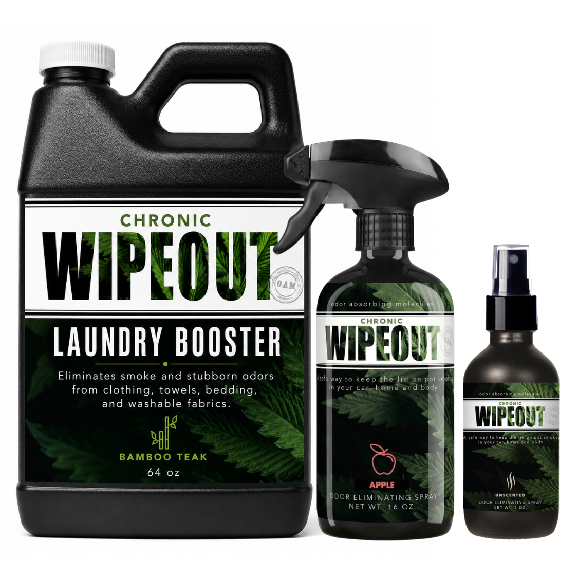 Spray & Wash Bundle: 16 oz + 4 oz Sprays + Laundry Booster