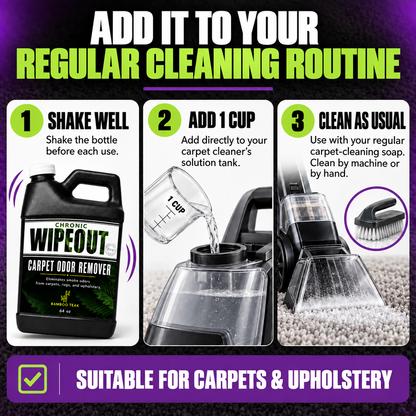 Chronic Wipeout Carpet Odor Remover | Bamboo Teak, 64 oz