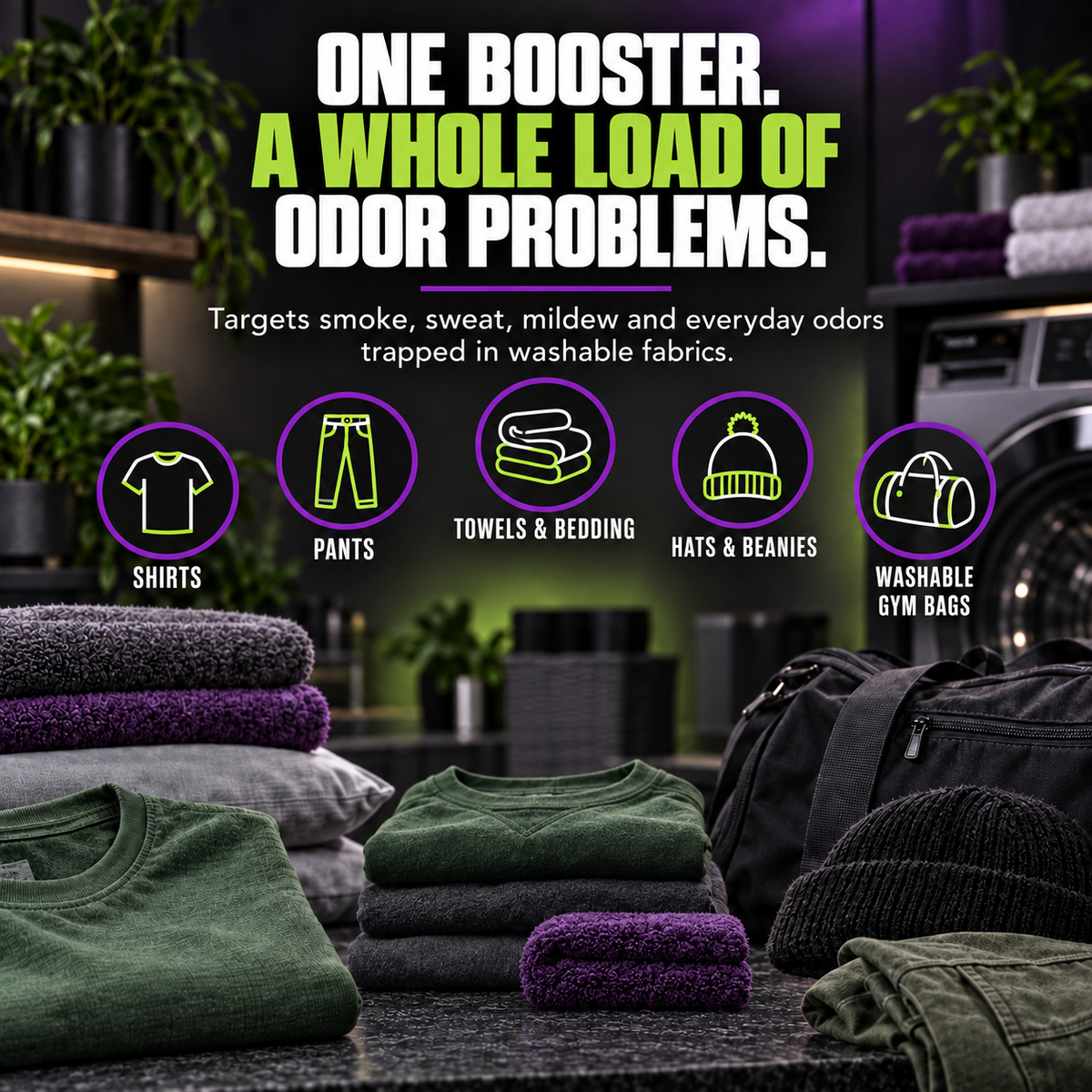 Chronic Wipeout Laundry Booster | Bamboo Teak, 64 oz
