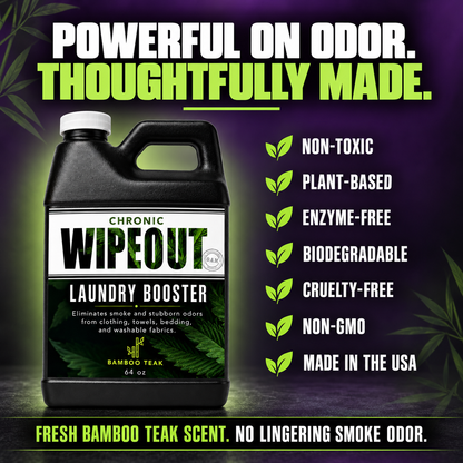 Chronic Wipeout Laundry Booster | Bamboo Teak, 64 oz